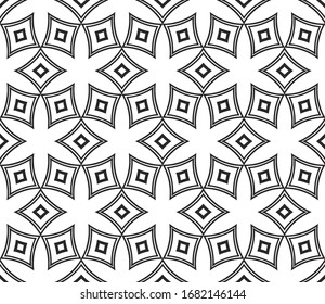 Seamless Lace Geometric Background. Texture For Wallpaper, Invitation. Illustration. Vector