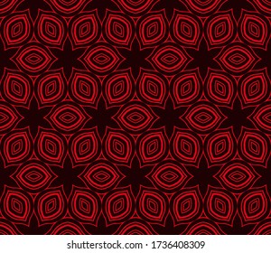 Seamless Lace Geometric Background. Texture For Wallpaper, Invitation. Illustration. Vector