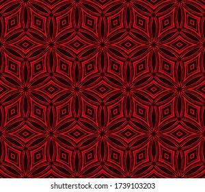 Seamless Lace Geometric Background. Texture For Wallpaper, Invitation. Illustration. Vector