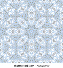 Seamless lace ornamental vector background