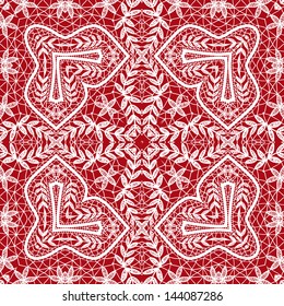 Seamless lace pattern