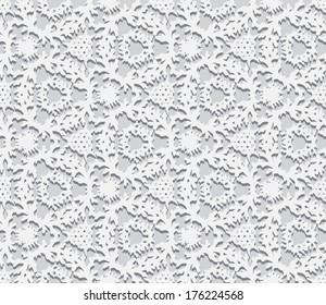 Seamless lace pattern