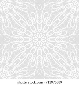 seamless lace pattern with abstract floral ornament. vector illustration