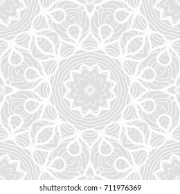 seamless lace pattern with abstract floral ornament. vector illustration