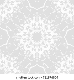 seamless lace pattern with abstract floral ornament. vector illustration