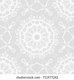 seamless lace pattern with abstract floral ornament. vector illustration