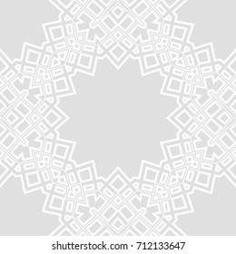 seamless lace pattern with abstract floral ornament. vector illustration