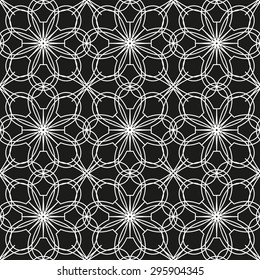 Seamless lace pattern with abstract flowers; infinitely wallpaper, decoration for your design; invitation cards, wallpaper, and more.