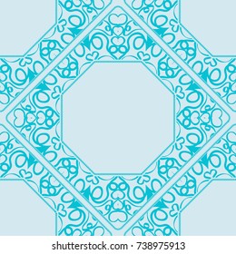 Seamless lace pattern with elements of floral ornament. vector illustration. For decorating invitations, fashion design, textiles