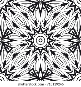 seamless lace pattern with flower design. vector illustration