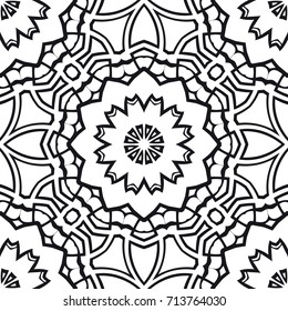 seamless lace pattern with flower design. vector illustration