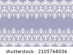 Seamless lace pattern, flower vintage vector background.