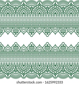 Seamless lace pattern, flower vintage vector background.