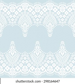 Seamless lace pattern, flower vintage vector background.
