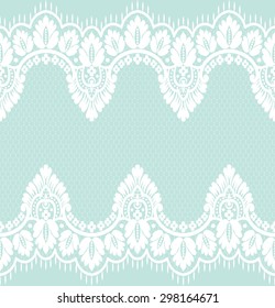 Seamless lace pattern, flower vintage vector background.