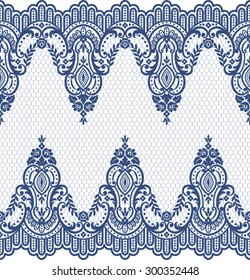 Seamless lace pattern, flower vintage vector background.
