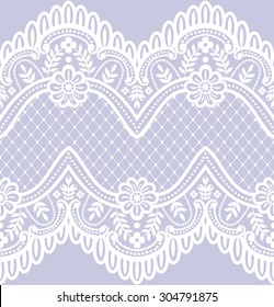 Seamless lace pattern, flower vintage vector background.