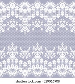 Seamless lace pattern, flower vintage vector background.