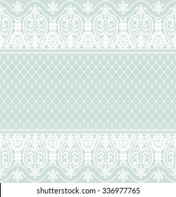 Seamless lace pattern, flower vintage vector background.