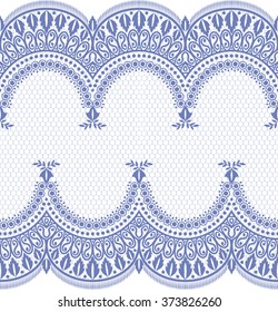 Seamless lace pattern, flower vintage vector background.