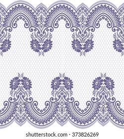Seamless lace pattern, flower vintage vector background.