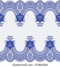 Seamless lace pattern, flower vintage vector background.