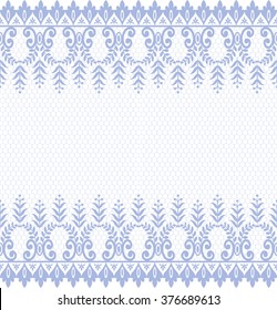 Seamless lace pattern, flower vintage vector background.