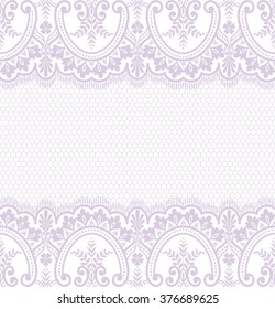 Seamless lace pattern, flower vintage vector background.