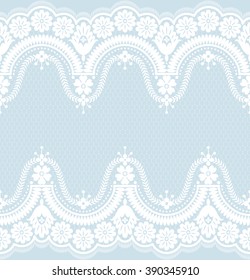 Seamless lace pattern, flower vintage vector background.