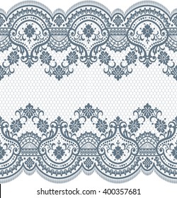 Patrón de encaje, fondo vectorial floral.