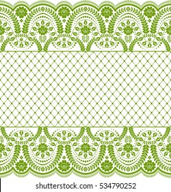 Seamless lace pattern, flower vintage vector background.