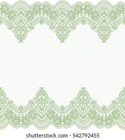 Seamless lace pattern, flower vintage vector background.