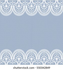 Seamless lace pattern, flower vintage vector background.
