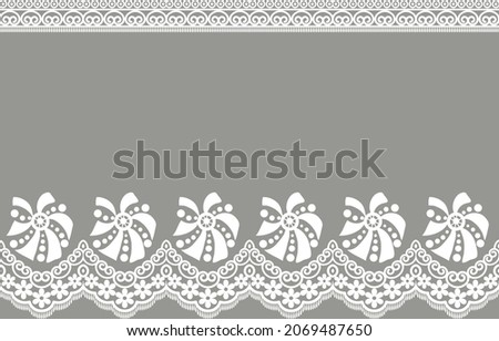 Seamless lace pattern, flower vintage vector background.