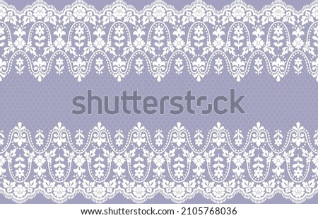 Seamless lace pattern, flower vintage vector background.
