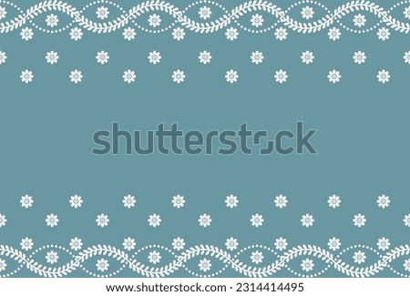 Seamless lace pattern, flower vintage vector background.