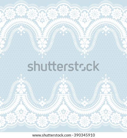 Seamless lace pattern, flower vintage vector background.