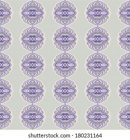 Seamless lace pattern for paisley can be used for wallpaper, pattern fills, web page background, surface textures. Vector illustration. 