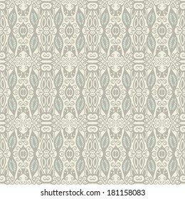 Seamless lace pattern for paisley can be used for wallpaper, pattern fills, web page background, surface textures. Vector illustration. 