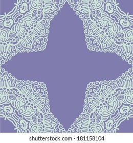 Seamless lace pattern for paisley can be used for wallpaper, pattern fills, web page background, surface textures. Vector illustration. 