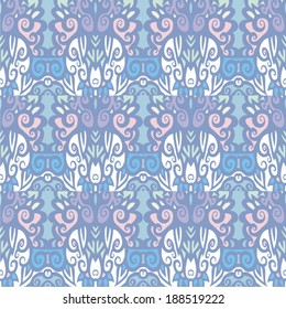 Seamless lace pattern for paisley can be used for wallpaper, pattern fills, web page background, surface textures. Vector illustration. 