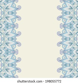 Seamless lace pattern for paisley. Vector illustration.