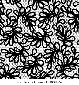 Seamless lace pattern, vector illustration