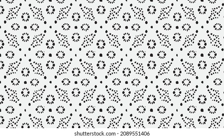 Seamless lace patterns in Asian style. 