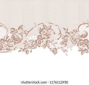 seamless lace ribbon