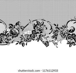 seamless lace ribbon