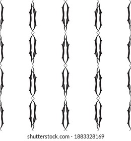 Seamless lace vector. Black lace on white background. Black and white graphics. Art Nouveau and art Deco pattern.For design and decor.Lace strips.