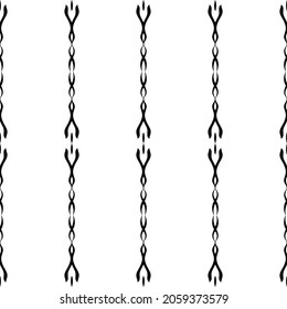 Vector de encaje sin cable. Lazo negro sobre fondo blanco. Gráficos en blanco y negro. Art Nouveau y Art Deco.Para el diseño y la decoración.Tiras de encaje.