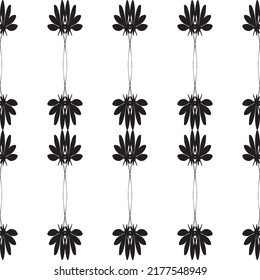 Vector de encaje sin cable. Lazo negro sobre fondo blanco. Gráficos en blanco y negro. Art Nouveau y Art Deco.Para el diseño y la decoración.Tiras de encaje.