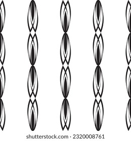 Vector de encaje sin cable. Lazo negro sobre fondo blanco. Gráficos en blanco y negro. Art Nouveau y Art Deco.Para el diseño y la decoración.Tiras de encaje.